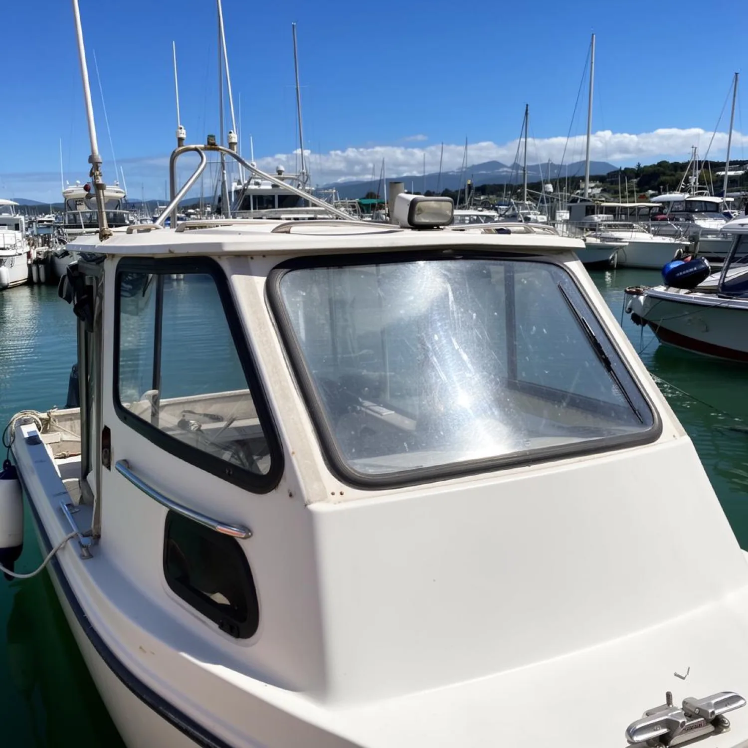 Fishing boat glass replacement