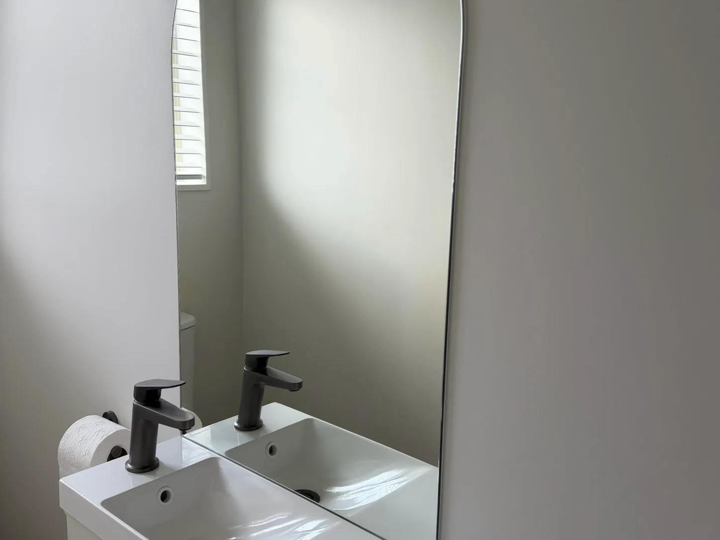 custom mirror installation tauranga bathroom frameless large format first glass solutions